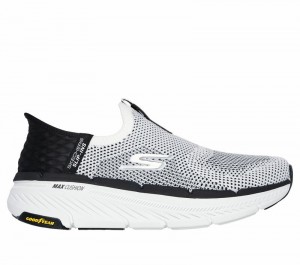 Tenis para Correr Skechers Slip-ins: Max Cushioning Premier 2.0 Hombre Blancos Negros | 504267WIH