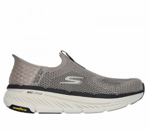Tenis para Correr Skechers Slip-ins: Max Cushioning Premier 2.0 Hombre Grises Marrom | 891653NZL