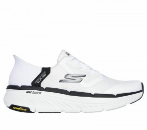 Tenis para Correr Skechers Slip-ins: Max Cushioning Premier 2.0 Hombre Blancos Negros | 410752DYM