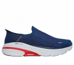 Tenis para Correr Skechers Slip-ins: Max Cushioning Arch Fit 2.0 Hombre Azul Marino Rojos | 641723XOT