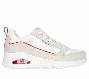 Zapatos Cuña Skechers Ricardo Cavolo: Uno - Flaming Love Mujer Blancos Beige | 416837UMI