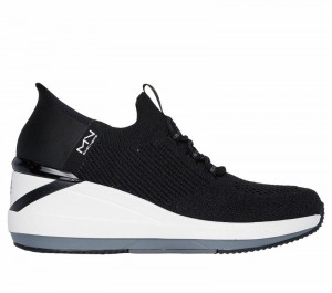 Zapatos Cuña Skechers Slip-ins Mark Nason: The Triple Wedge - Dallis Mujer Negros | 402356MHI