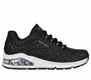 Zapatos Cuña Skechers Uno 2 Mujer Negros | 896253EVF