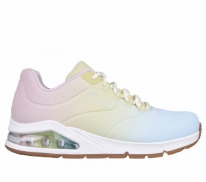 Zapatos Cuña Skechers Uno 2 - Ombre Away Mujer Blancos Multicolor | 923150FLD