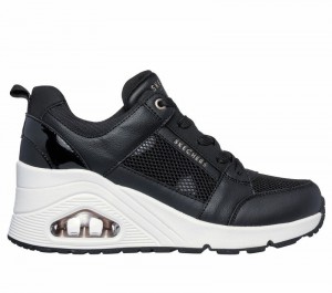 Zapatos Cuña Skechers Uno Wedge - Everything Nice Mujer Negros | 348701ZIL