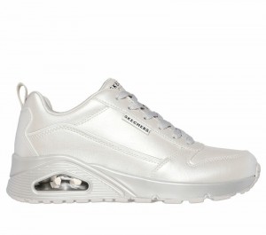 Zapatos Cuña Skechers Uno - Galactic Gal Mujer Blancos | 179423HXL