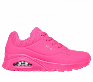 Zapatos Cuña Skechers Uno - Night Shades Mujer Rosas | 963715SEL