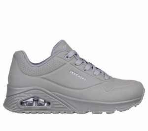 Zapatos Cuña Skechers Uno - Stand on Air Mujer Grises | 824579IBC