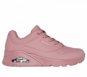 Zapatos Cuña Skechers Uno - Stand on Air Mujer Rosas Oscuro | 053647JMZ