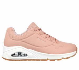Zapatos Cuña Skechers Uno - Stand on Air Mujer Rosas | 580921KWF