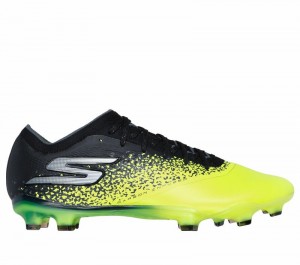 Zapatos De Fútbol Skechers Razor 1.5 Elite FG Hombre Amarillos Negros | 862109XPV