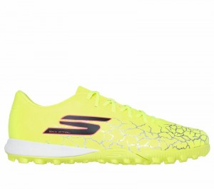 Zapatos De Fútbol Skechers SKX_1.5 Academy TF Hombre Amarillos Negros | 390428AFV