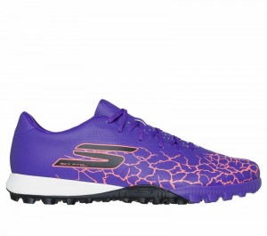 Zapatos De Fútbol Skechers SKX_1.5 Academy TF Hombre Morados | 438950UDM