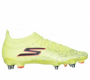 Zapatos De Fútbol Skechers SKX_1.5 Elite SG Hombre Amarillos Negros | 870259YRA