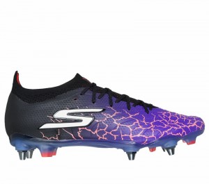 Zapatos De Fútbol Skechers SKX_1.5 Elite SG Hombre Morados | 301845PNQ