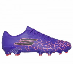 Zapatos De Fútbol Skechers SKX_ 1.5 Academy FG Mujer Morados | 435762YVD