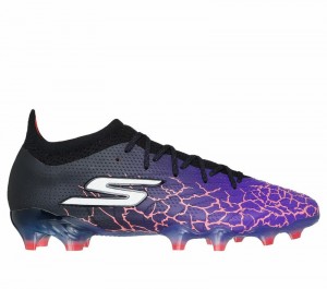 Zapatos De Fútbol Skechers SKX_ 1.5 Elite FG Mujer Morados | 928614ZLB