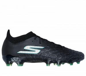 Zapatos De Fútbol Skechers SKX_ 1.5 Elite FG Hombre Negros Plateados | 625109YKV