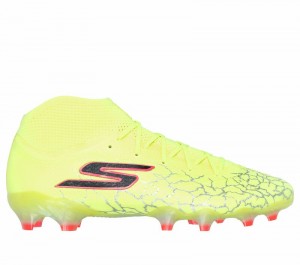 Zapatos De Fútbol Skechers SKX_ 1.5 High Elite FG Hombre Amarillos Negros | 895420RIJ