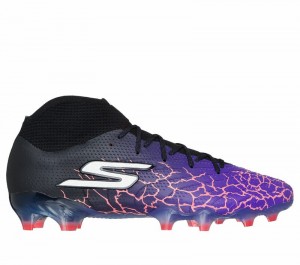Zapatos De Fútbol Skechers SKX_ 1.5 High Elite FG Hombre Morados | 841679LKR
