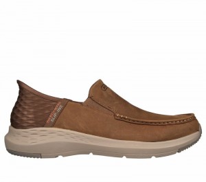 Zapatos Inteligentes Skechers Slip-ins Relaxed Fit: Parson - Oswin Hombre Blancos | 927513HJD