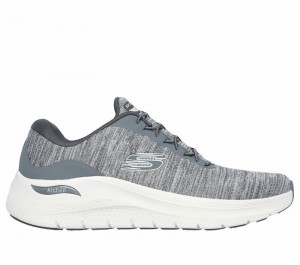 Zapatos Slip On Skechers Arch Fit 2.0 - Upperhand Hombre Grises | 692751ESZ