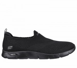 Zapatos Slip On Skechers Arch Fit Refine - Don't Go Mujer Negros | 196307WFP