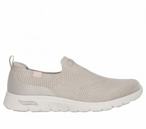 Zapatos Slip On Skechers Arch Fit Refine 2.0 - Cascade Mujer Grises Marrom | 759248XFQ