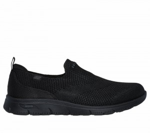 Zapatos Slip On Skechers Arch Fit Refine 2.0 - Cascade Mujer Negros | 173820STC