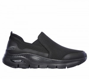 Zapatos Slip On Skechers Arch Fit - Banlin Hombre Negros | 314207HWA