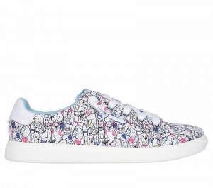 Zapatos Slip On Skechers BOBS D'Vine - Doodle Fair Mujer Blancos Multicolor | 834209MPD