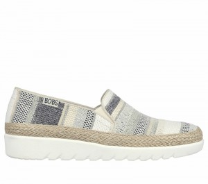 Zapatos Slip On Skechers BOBS Flexpadrille HI - Serene Heights Mujer Azul Marino Multicolor | 365214UVB