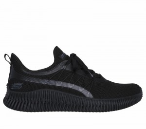 Zapatos Slip On Skechers BOBS Geo Hombre Negros | 715639KLB