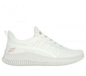 Zapatos Slip On Skechers BOBS Sport Geo - New Aesthetics Mujer Blancos | 243859PSG