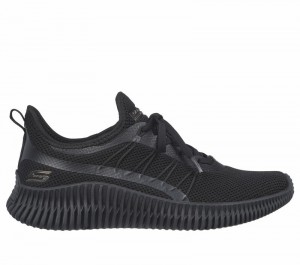 Zapatos Slip On Skechers BOBS Sport Geo - New Aesthetics Mujer Negros | 462901ESW