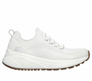 Zapatos Slip On Skechers BOBS Sport Sparrow 2.0 - Allegiance Crew Mujer Blancos | 715630QXI