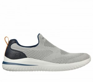 Zapatos Slip On Skechers Delson 3.0 - Fairfield Hombre Grises | 370519VDR