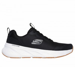 Zapatos Slip On Skechers Edgeride - Rekze Hombre Negros Blancos | 564802IYB
