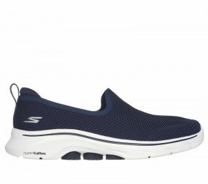 Zapatos Slip On Skechers GO WALK 7 - Ivy Mujer Azul Marino Blancos | 687295HKP