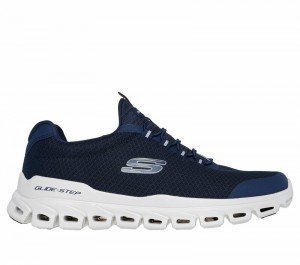 Zapatos Slip On Skechers Glide-Step - Sylo Hombre Azul Marino | 167920YDN