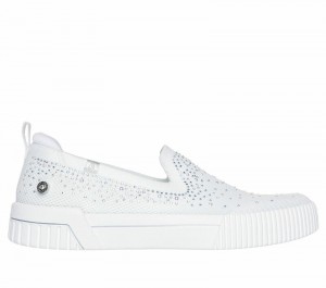 Zapatos Slip On Skechers Jade - Shining Stones Mujer Blancos | 621904MYK