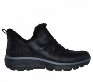 Zapatos Slip On Skechers Relaxed Fit: Easy Going - Sweet Treasure Mujer Negros | 372048HGB