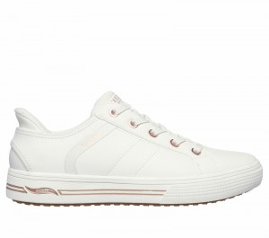 Zapatos Slip On Skechers Slip-ins: Arch Fit Arcade - Ease-N Mujer Blancos | 210746FXI