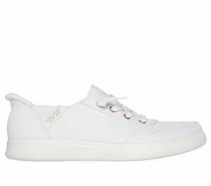 Zapatos Slip On Skechers Slip-ins: BOBS Skip Cute - B Cute Sweet Mujer Blancos | 978623YAQ