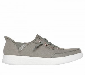 Zapatos Slip On Skechers Slip-ins: BOBS Skip Cute - B Cute Sweet Mujer Verde Oliva | 587192FAD