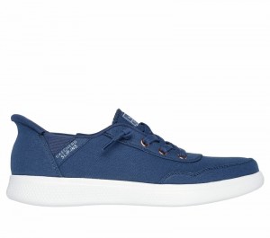 Zapatos Slip On Skechers Slip-ins: BOBS Skip Cute - B Cute Sweet Mujer Azul Marino | 617085DQX