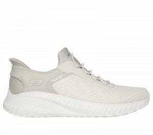 Zapatos Slip On Skechers Slip-ins: BOBS Sport Squad Chaos Mujer Blancos | 521734SBI