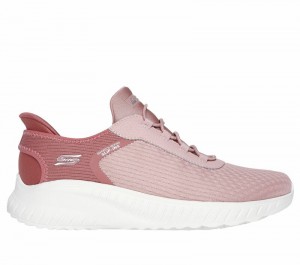 Zapatos Slip On Skechers Slip-ins: BOBS Sport Squad Chaos Mujer Rosas | 538740TPS
