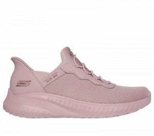 Zapatos Slip On Skechers Slip-ins: BOBS Sport Squad Chaos Mujer Rosas | 025871GRZ
