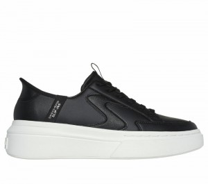 Zapatos Slip On Skechers Slip-ins: Cordova Classic - New Reign Mujer Negros Blancos | 618520BUR